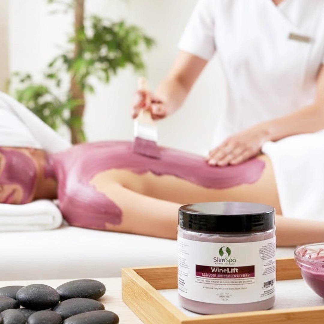 WineLift Age Defy Antioxidant Wrap 16oz — grapeseed extract body firming, wholesale spa USA