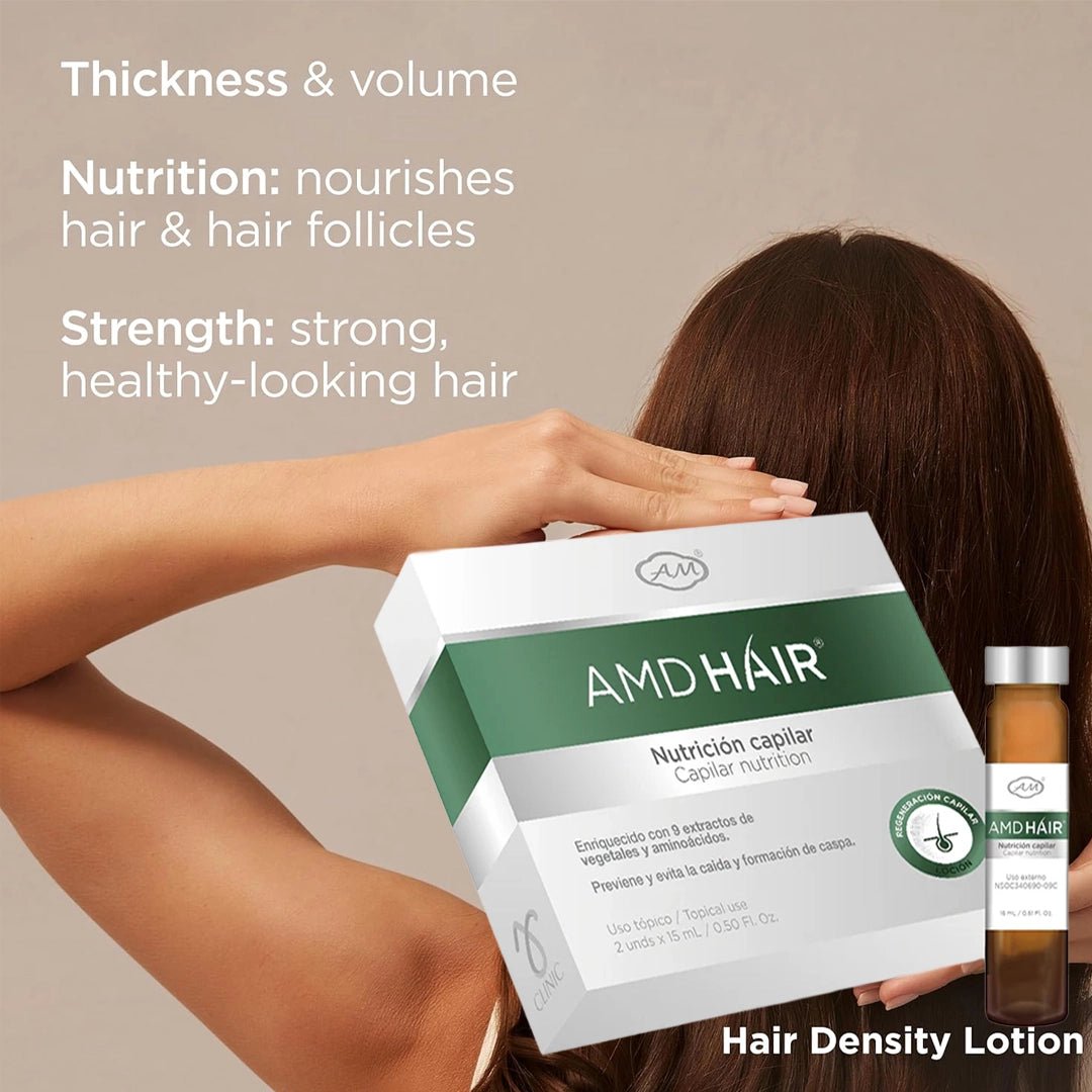 AMD Hair Growth Lotion — professional spa retail packaging | SlimSpa