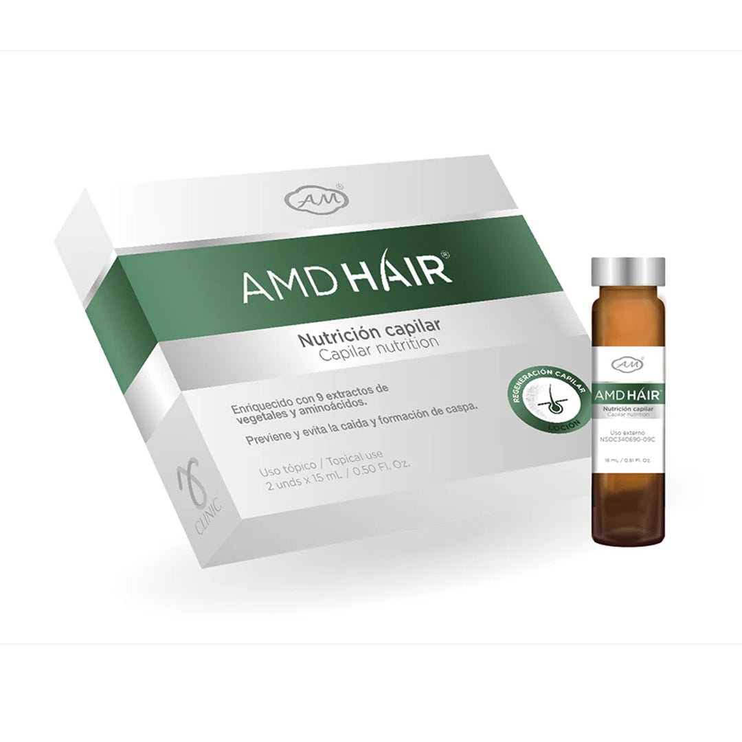 AMD Hair Growth Lotion 2x15ml — professional DHT blocker & follicle stimulation treatment | SlimSpa