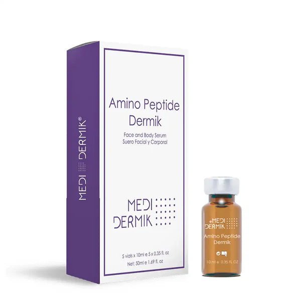Amino Peptide Vials DERMIK 5x10ml — professional peptide therapy & skin regeneration mesotherapy | SlimSpa
