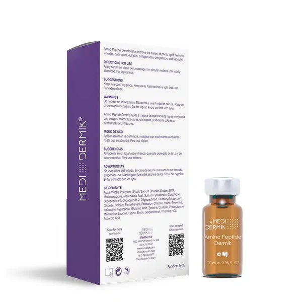Amino Peptide Vials DERMIK (5x10ml) - SlimSpaOnline