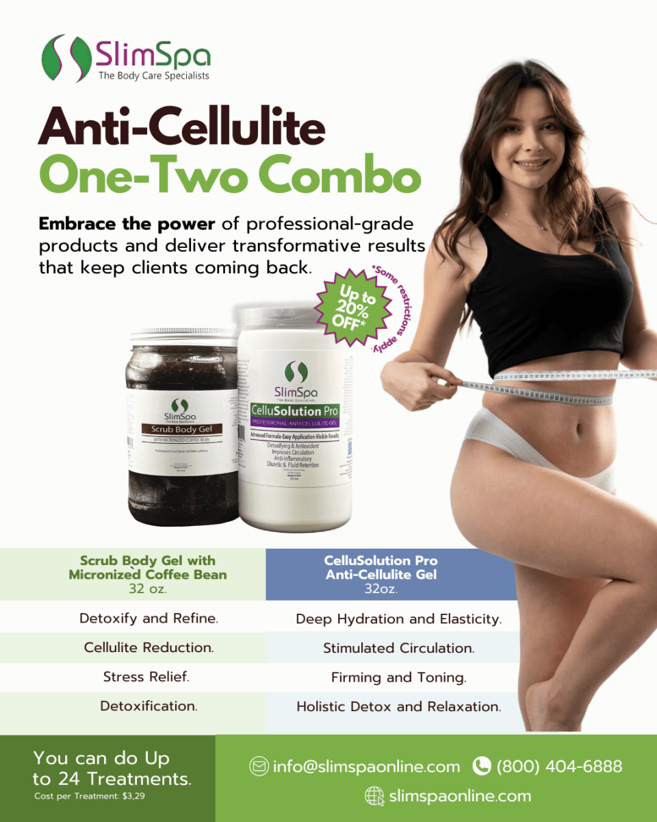 CelluSolution Pro Anti-Cellulite Gel 32oz — included in Anti-Cellulite One-Two Combo | SlimSpa