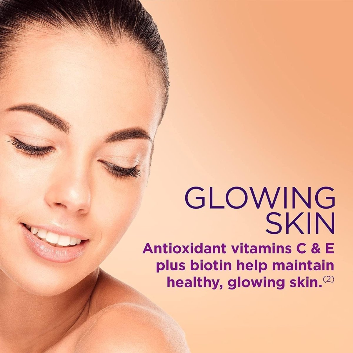Biotin Gummies 60ct bottle — professional spa beauty supplement wholesale | SlimSpa