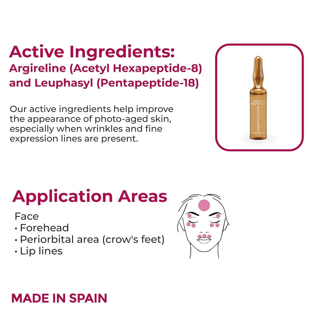Argireline Ampoules — professional spa retail packaging | SlimSpa