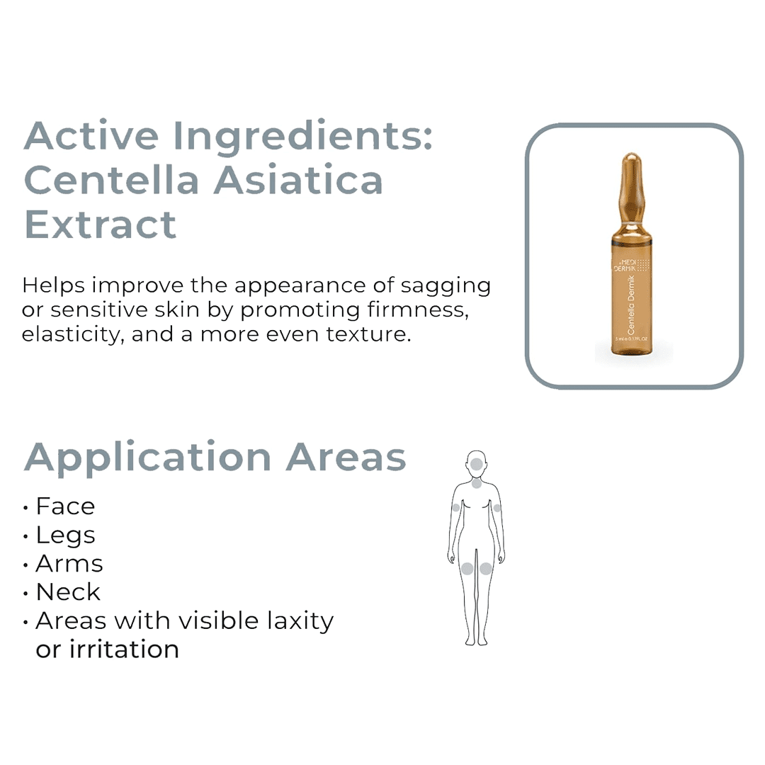 Asian Centella DERMIK closeup — stretch mark & flaccidity treatment mesotherapy, wholesale spa
