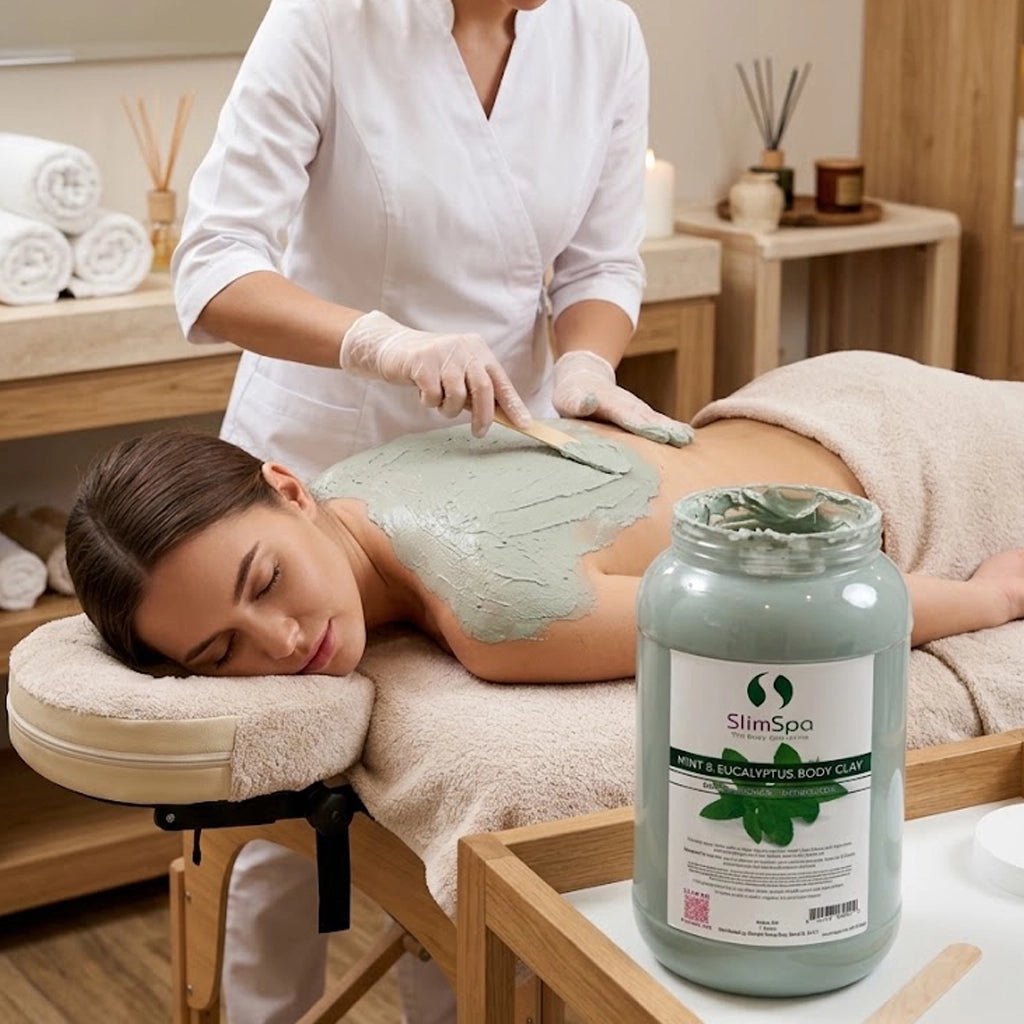 Body Clay Mask - Professional Detox & Inch Loss Treatment (1 Gallon) - SlimSpaOnline