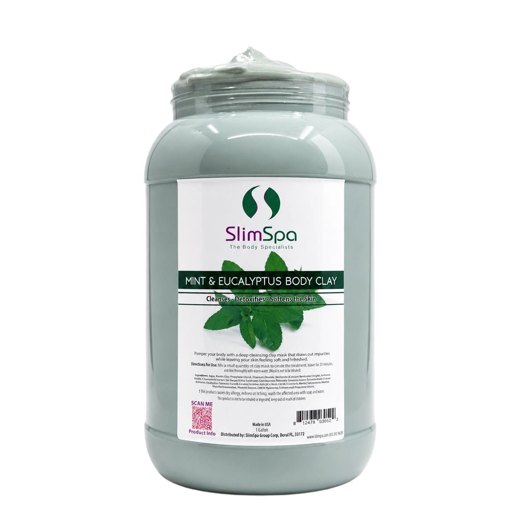 Body Clay Mask - Professional Detox & Inch Loss Treatment (1 Gallon) - SlimSpaOnline
