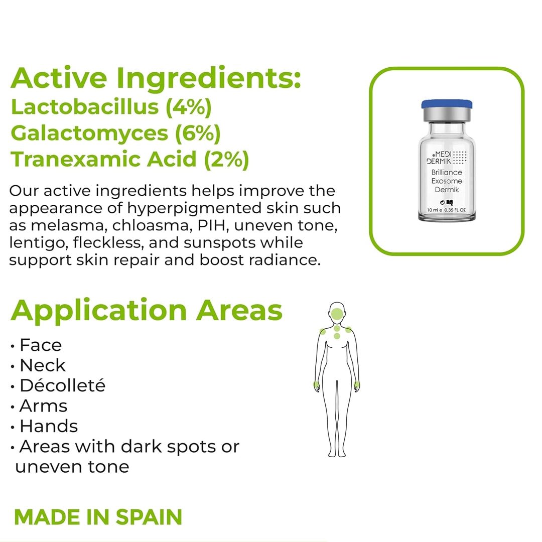 Brilliance Exosome Dermik vial — professional regenerative mesotherapy for estheticians | SlimSpa