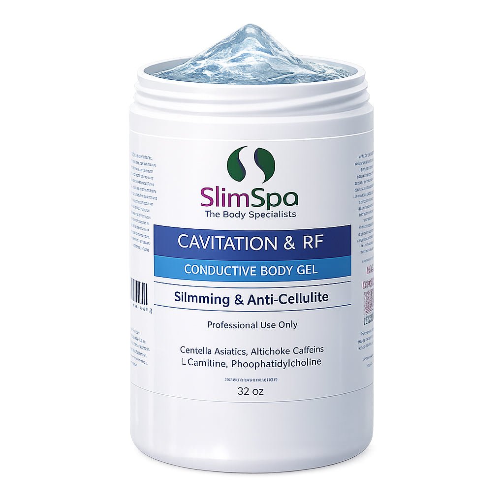 Cavitation & RF Combo Gel 32oz — professional anti-cellulite body contouring gel for estheticians | SlimSpa