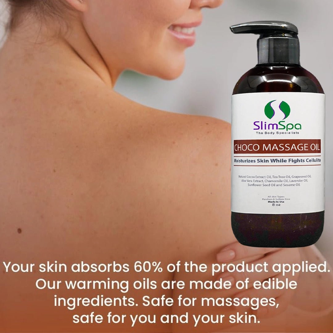Choco Body Massage Oil 8oz - SlimSpaOnline