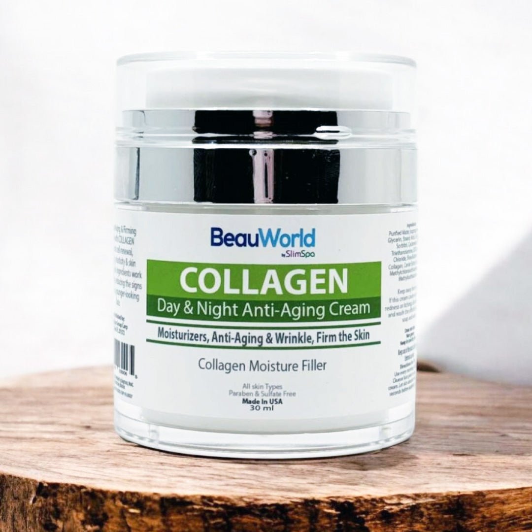 Collagen Anti-Aging Moisture Filler Cream packaging — professional retail anti-aging moisturizer, wholesale USA