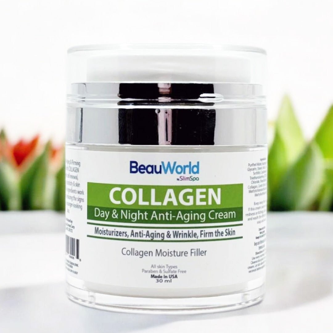 Collagen Anti-Aging Moisture Filler Cream closeup — fine line plumping treatment, wholesale spa