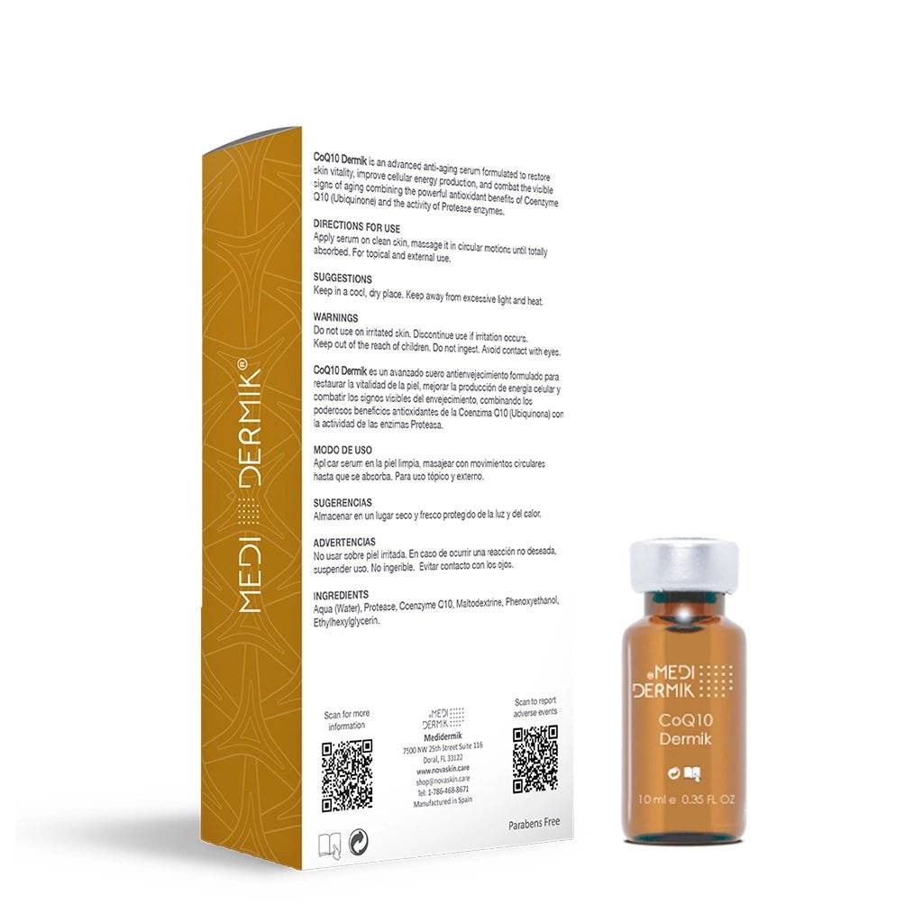 CoQ10 Serum — Professional Cellular Renewal, Elasticity & Antioxidant Treatment for Estheticians, 5x10ml - SlimSpaOnline