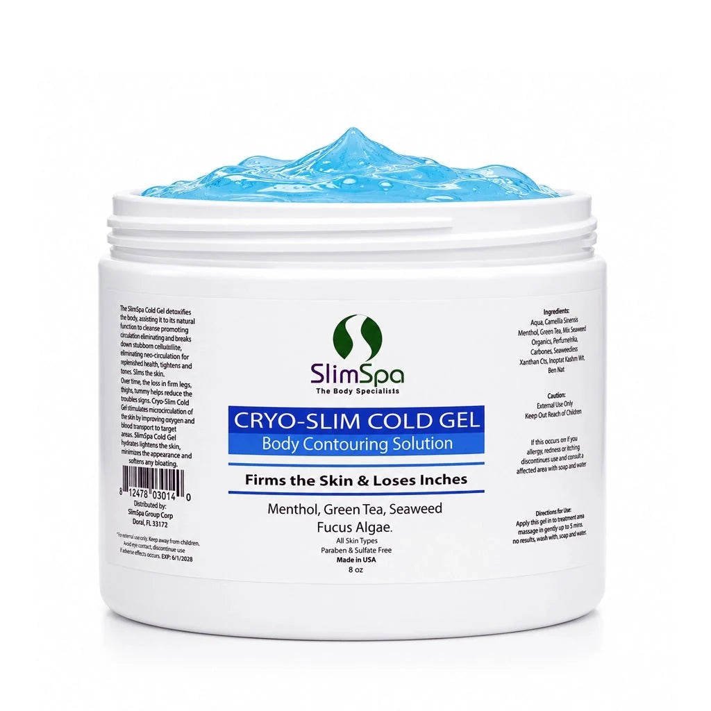 Cryo-Slim Cold Gel 8oz — professional cryotherapy body contouring gel, wholesale spa products for estheticians | SlimSpa