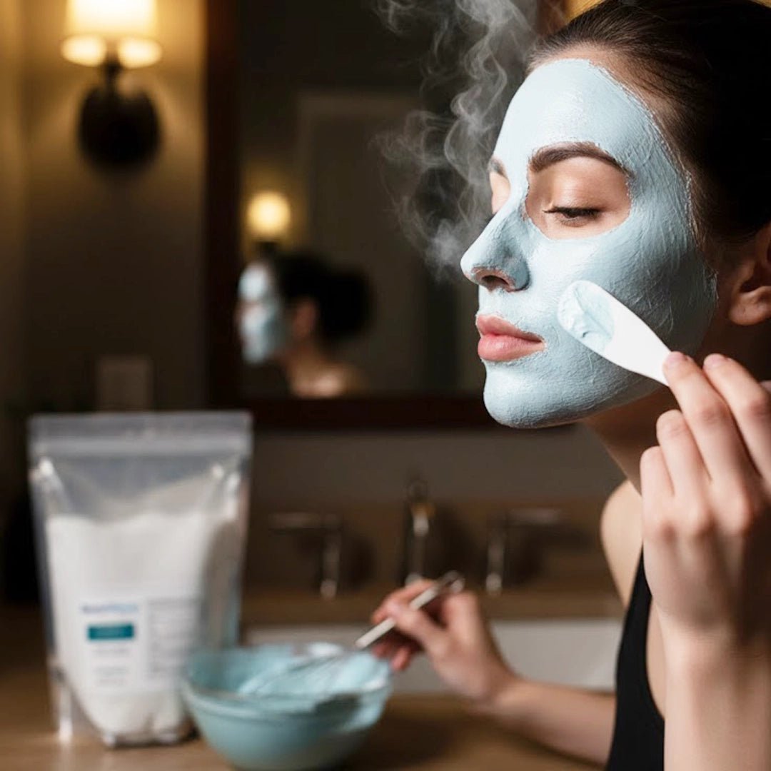Cryogenic Peel-Off Mask powder — 70% protein Spirulina Maxima formula | SlimSpa