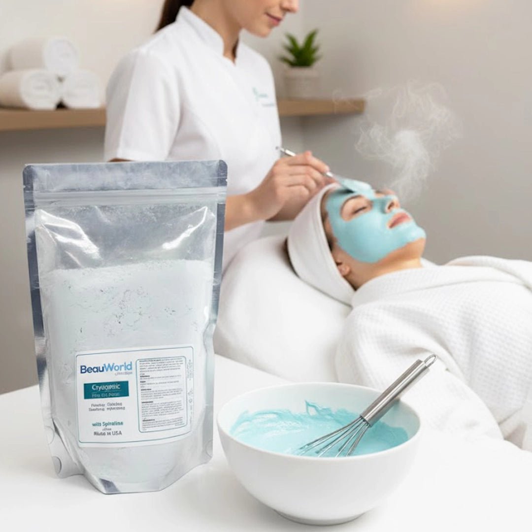 Cryogenic Peel-Off Mask peel-off reveal — firm, refreshed skin after treatment | SlimSpa