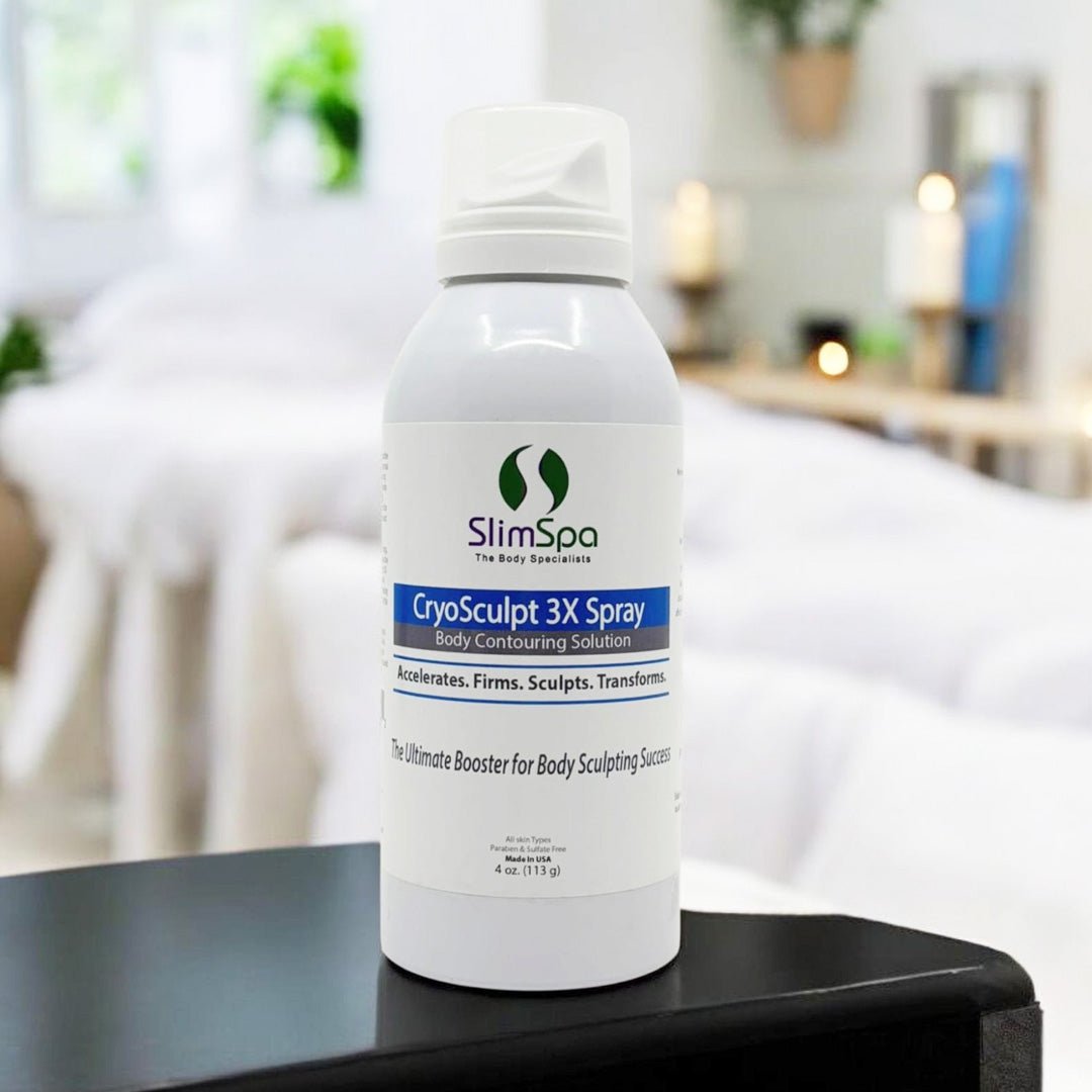 CryoSculpt 3X Spray private label option — branded body contouring accelerator for spas | SlimSpa