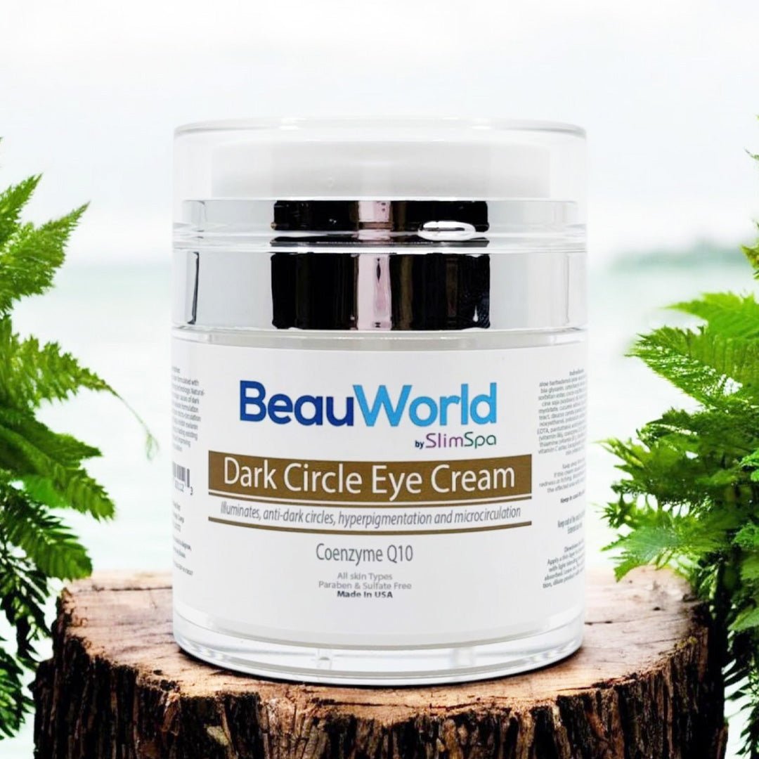 Dark Circle Eye Cream jar — Coenzyme Q10, Cucumber & Carrot formula, professional wholesale spa retail