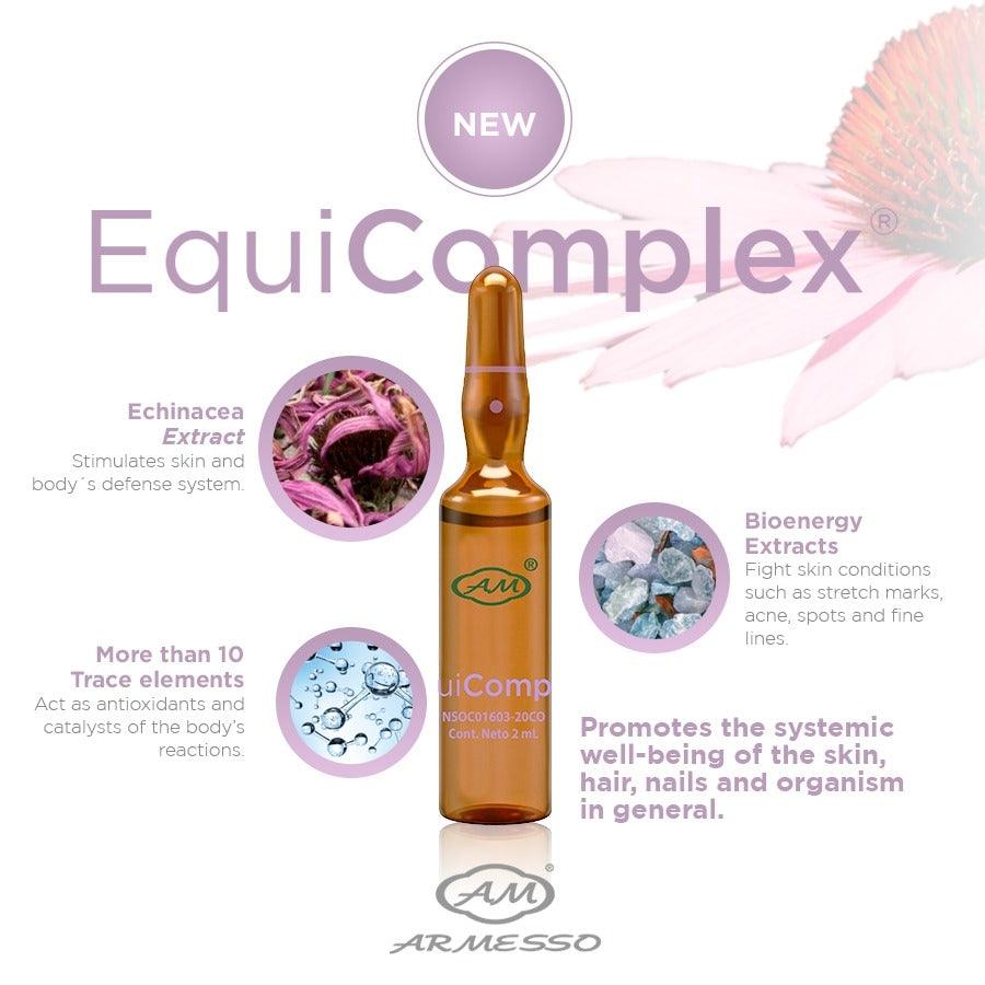 Equicomplex ampoule closeup — professional skin balancing mesotherapy | SlimSpa
