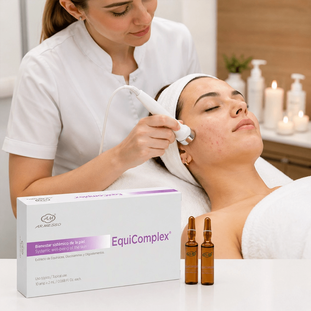 Equicomplex applied via electroporation — professional sensitive skin treatment | SlimSpa
