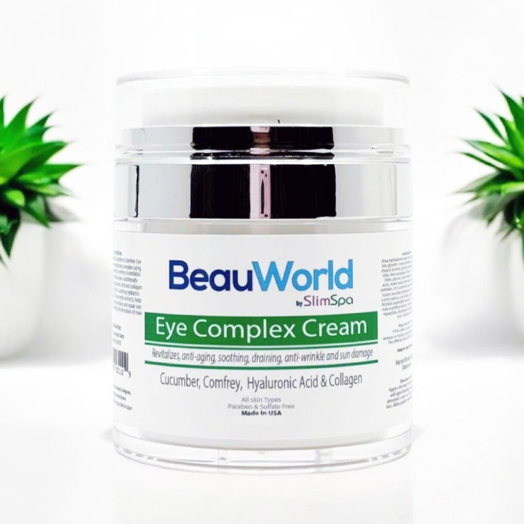 Eye Complex Cream texture — puffiness & dark circle treatment for licensed esthetician clients, wholesale
