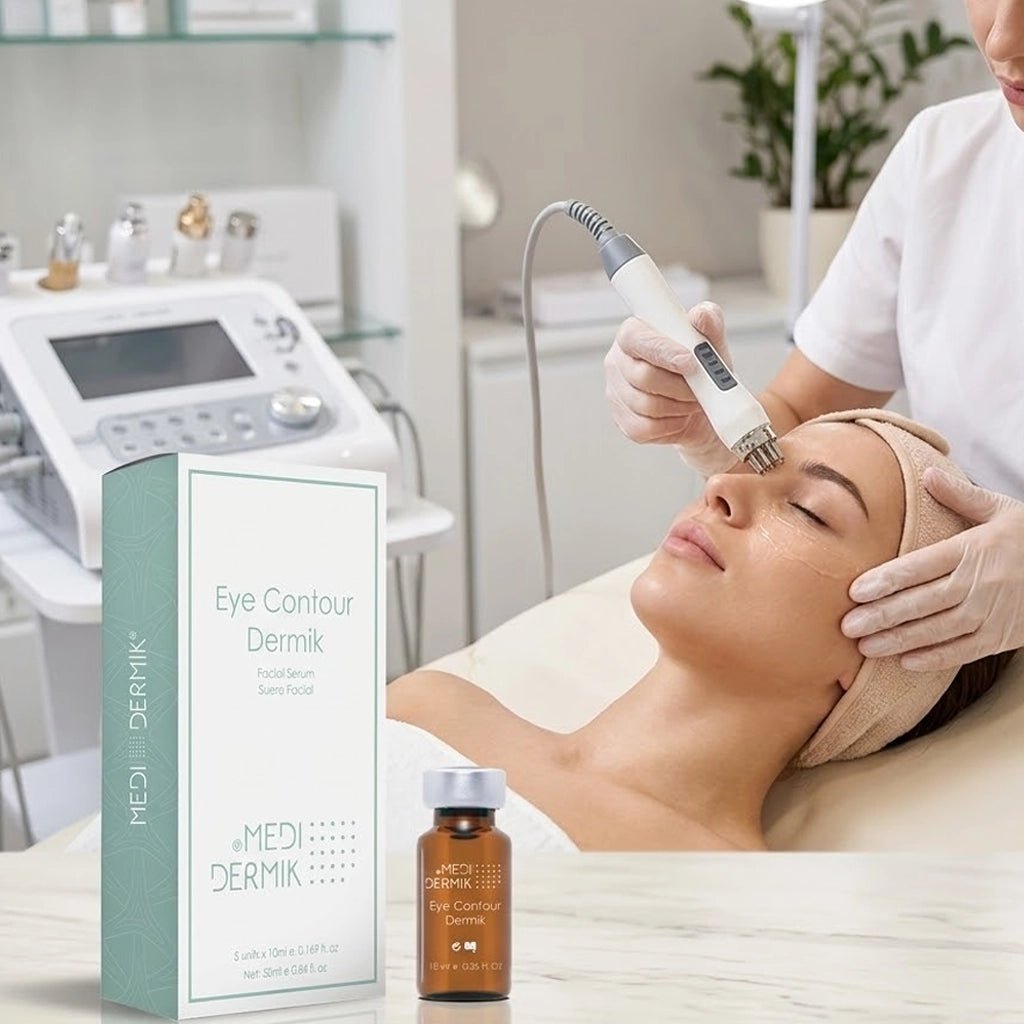 Eye Contour Serum — Professional Anti-Puffiness, Dark Circle & Fine Line Treatment for Estheticians, 5x10ml - SlimSpaOnline