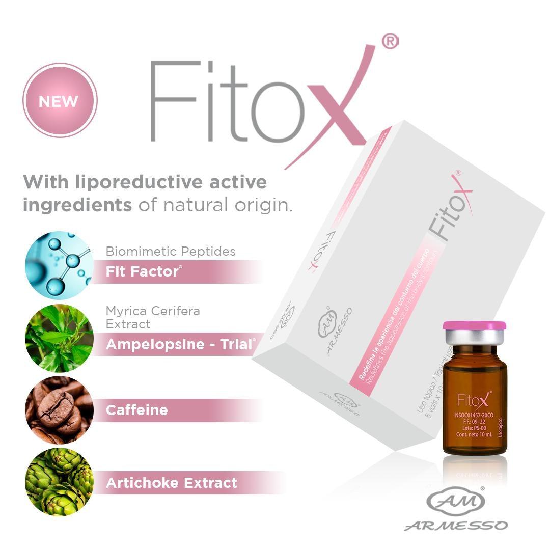 FITOX Lipolytic Vials application — multi-mechanism fat reduction for licensed estheticians | SlimSpa