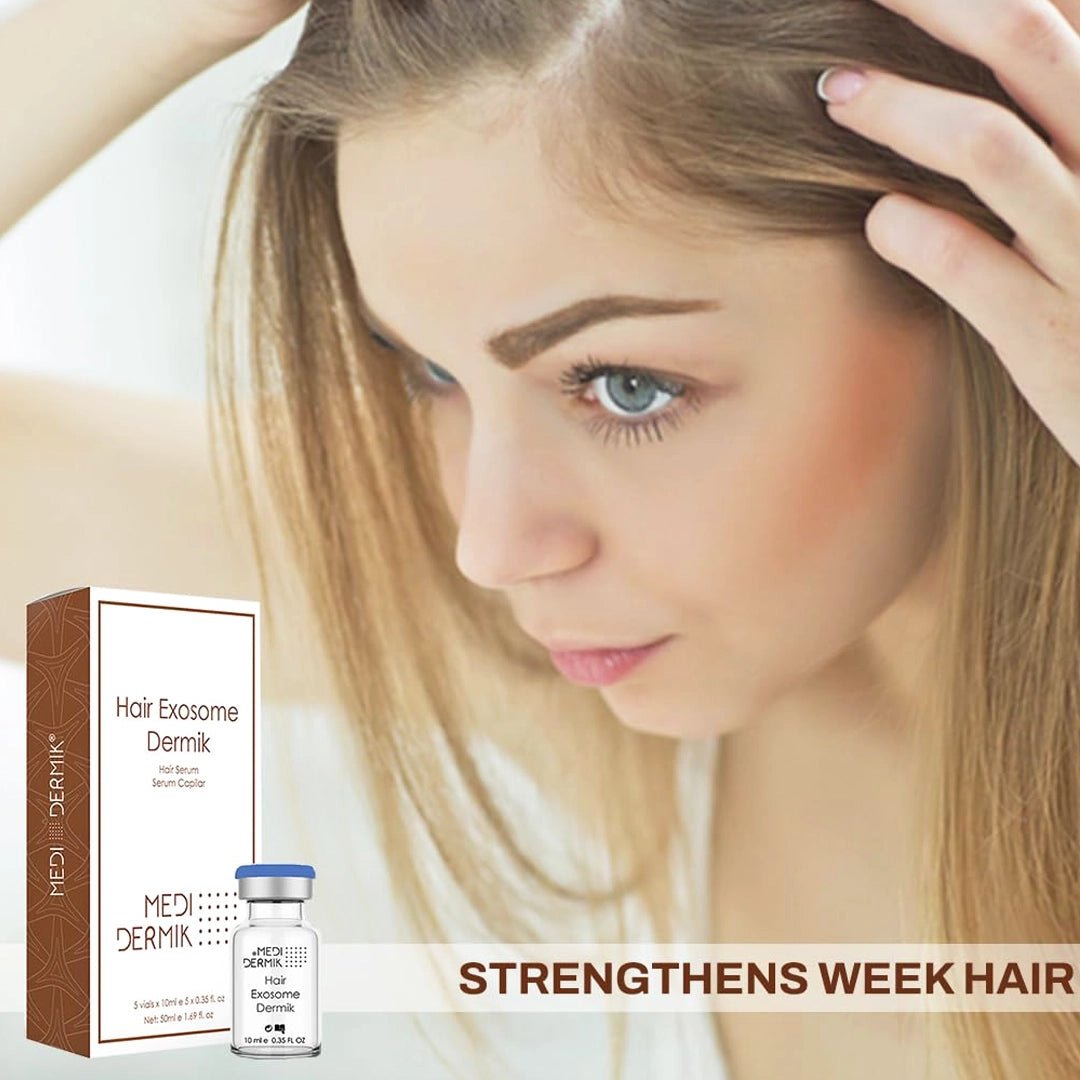 Hair Exosome Dermik 5-vial box — professional spa retail packaging | SlimSpa