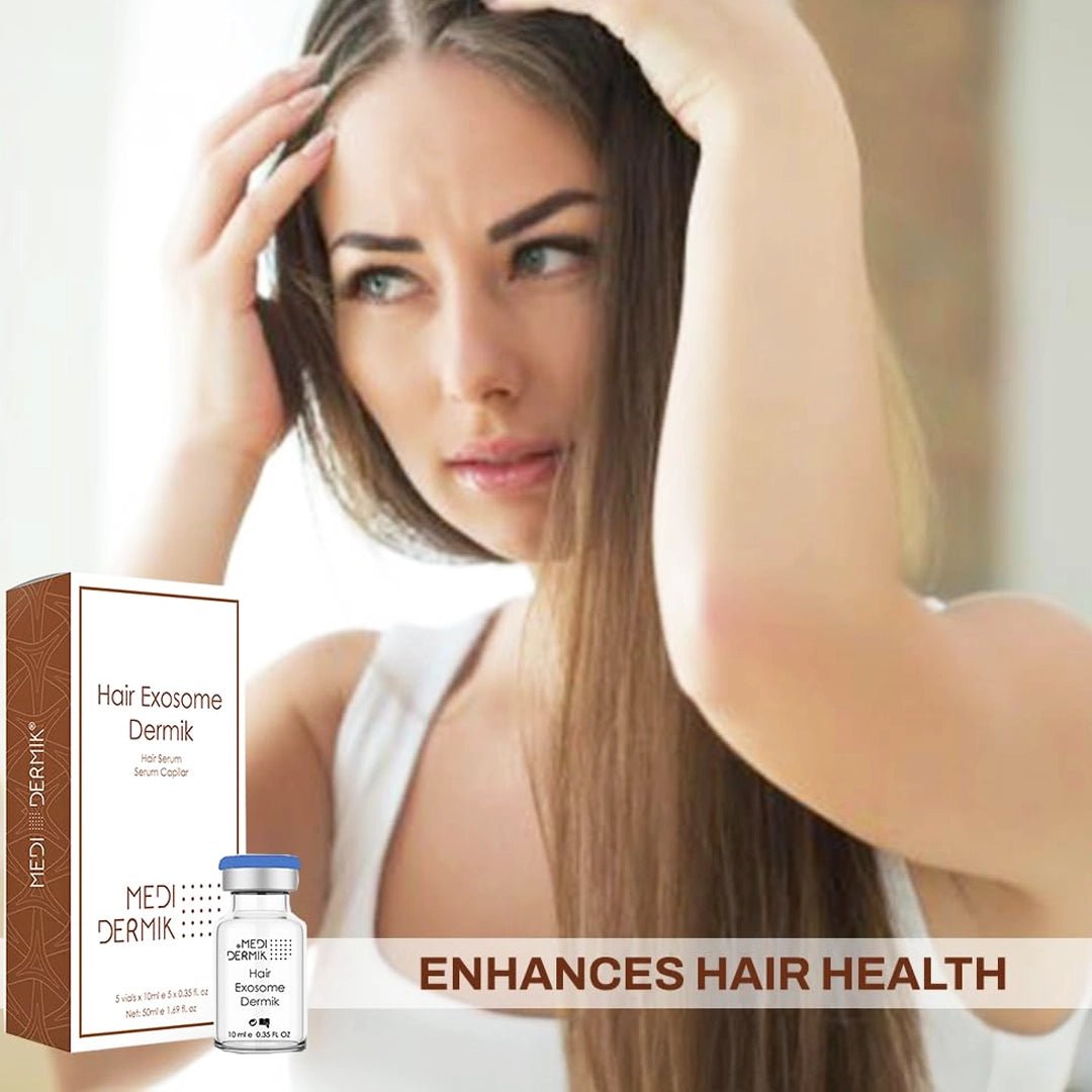 Hair Exosome Dermik vials box — Biotinoyl Tripeptide-1 & Phospholipids formula | SlimSpa