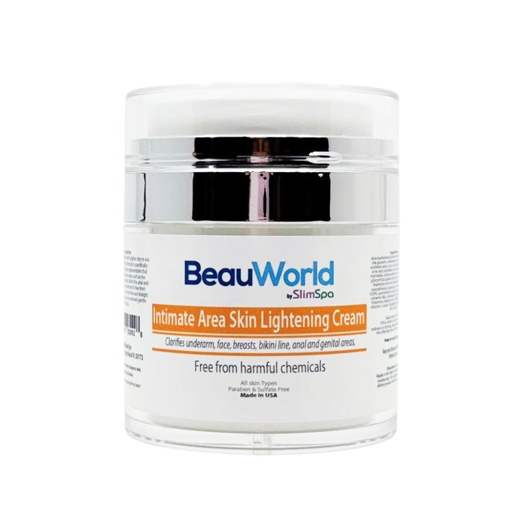 Intimate Area Skin Lightening Cream 50ml — professional gentle brightening treatment, private label available | SlimSpa Doral FL
