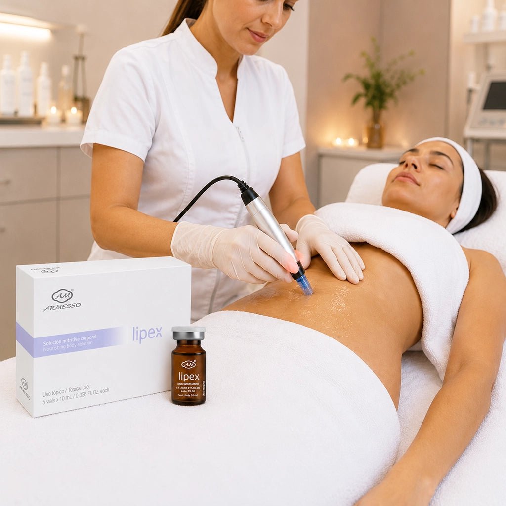 Lipex Lipolysis Vials box — L-Carnitine, Caffeine & Organic Silica formula, professional wholesale mesotherapy