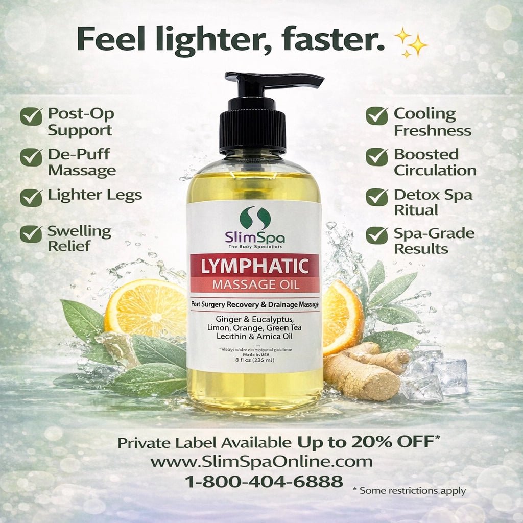 SlimDrain Lymphatic Detox Gel 8oz — Step 1 activate lymphatic flow | SlimSpa