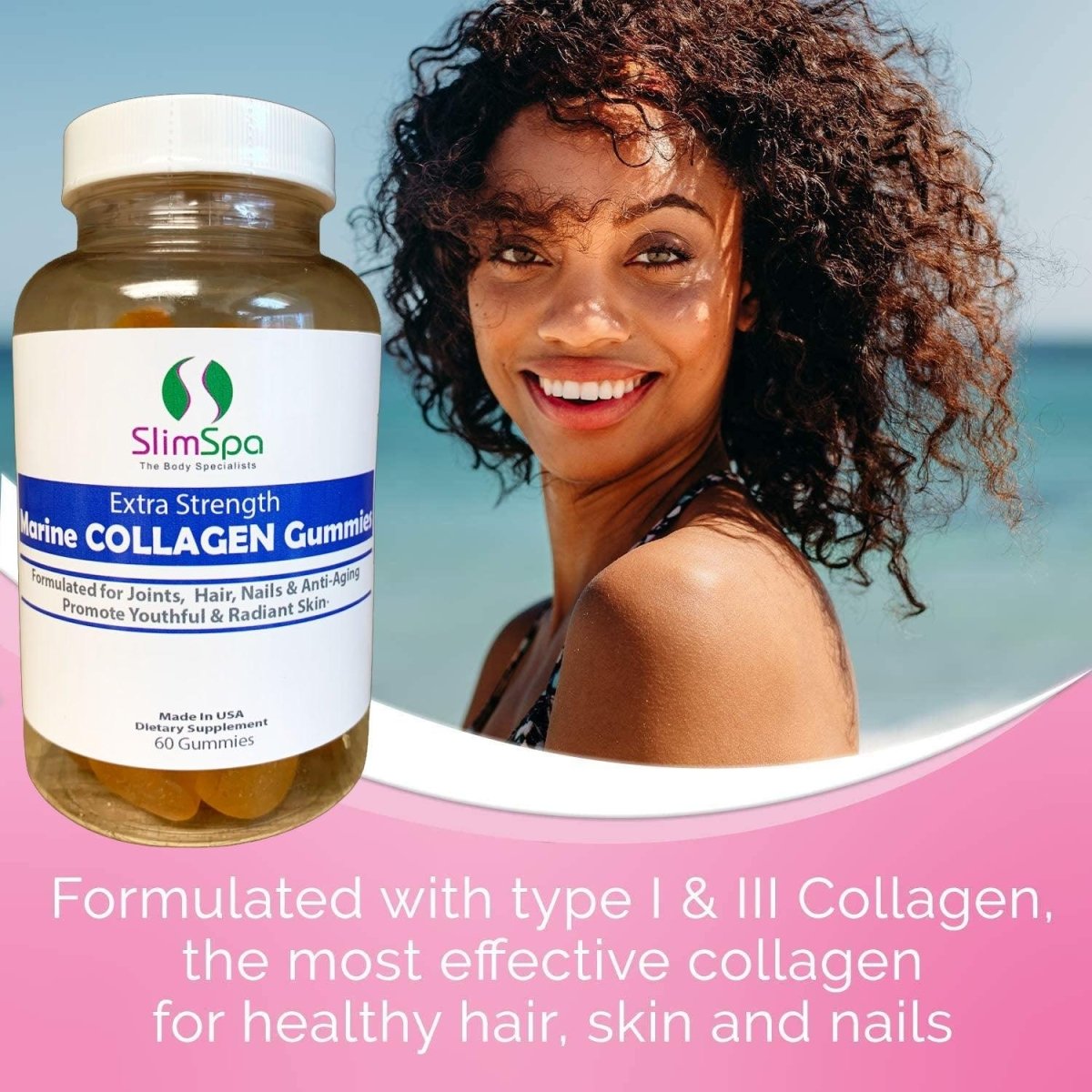 Marine Collagen Gummies product shot — professional spa retail collagen supplement for estheticians USA