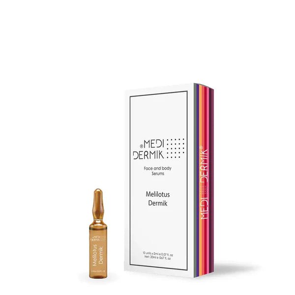 Melilotus Ampoules DERMIK application — tired legs & circulatory treatment protocol, wholesale spa