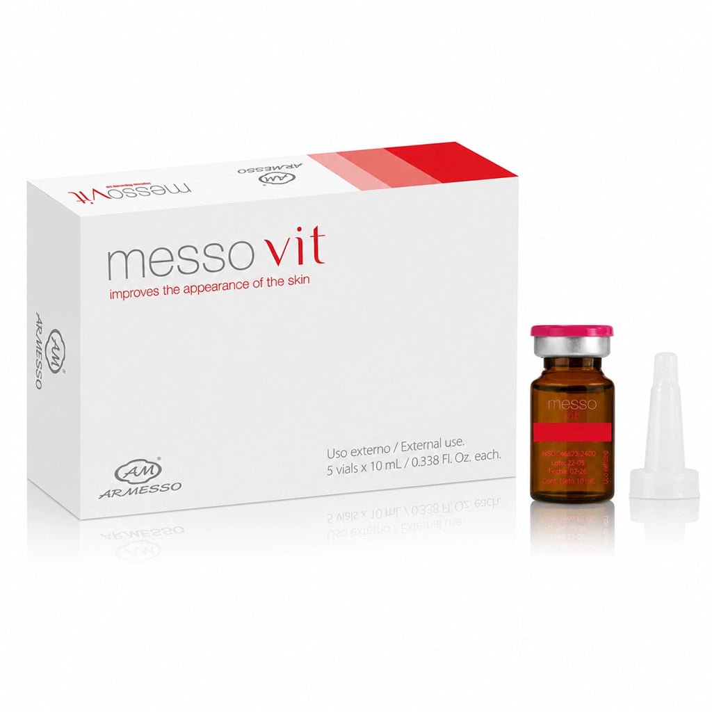 MessoVit Multivitamin Mesotherapy Vials 5x10ml — professional skin brightening & rejuvenation for estheticians | SlimSpa Doral FL
