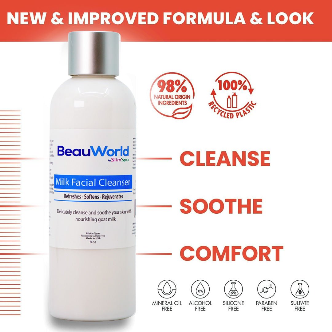 Professional Milk Facial Cleanser 8oz — sensitive skin cleanser for spas | SlimSpa