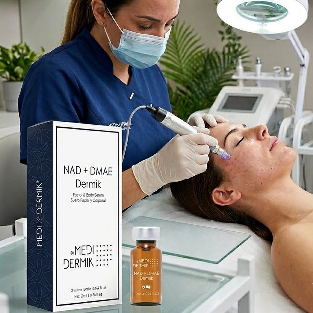 NAD + DMAE Serum — Professional Cellular Repair, Energy & Anti-Sagging Treatment for Estheticians, 5x10ml - SlimSpaOnline