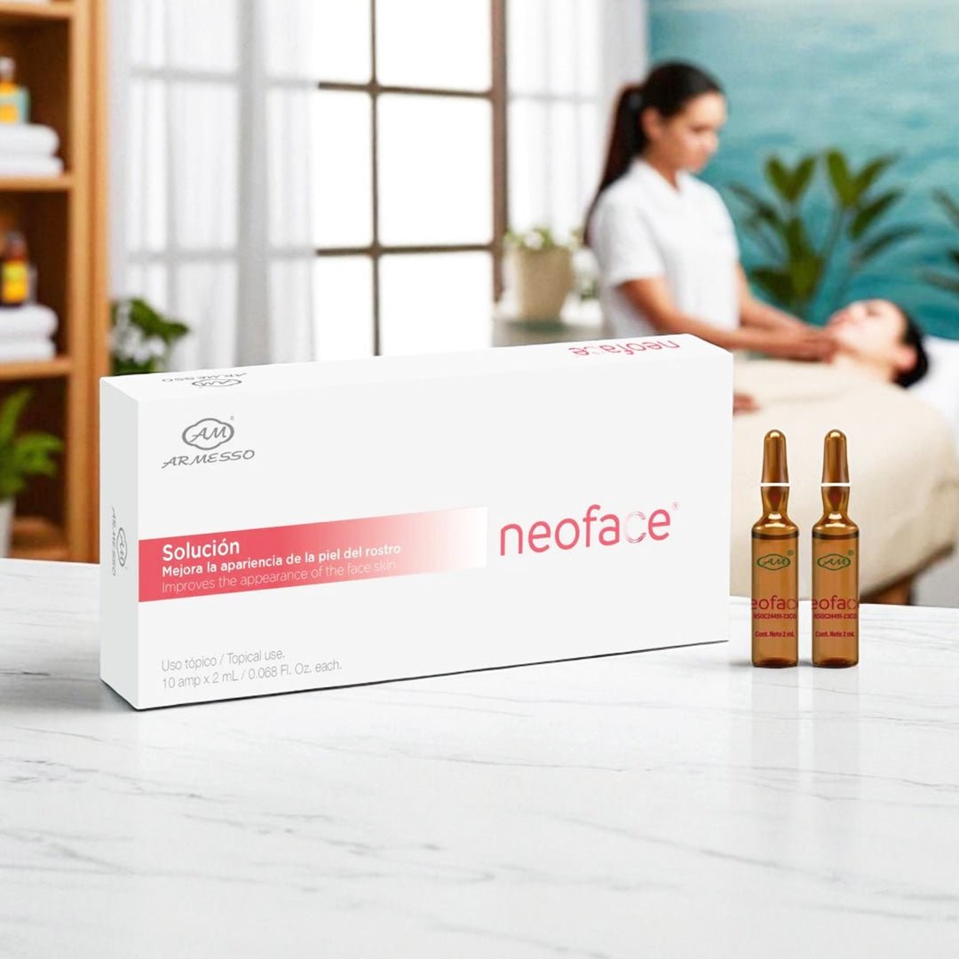 NeoFace ampoules 10-pack — professional facial rejuvenation treatment box | SlimSpa