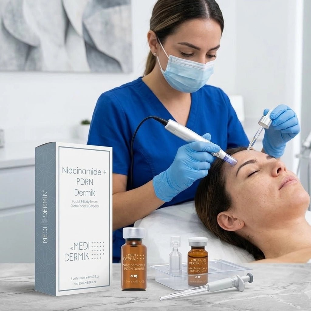 Niacinamide + PDRN Serum — Professional 8-Molecule Anti-Aging & Anti-Inflammatory Treatment for Estheticians, 5x10ml - SlimSpaOnline