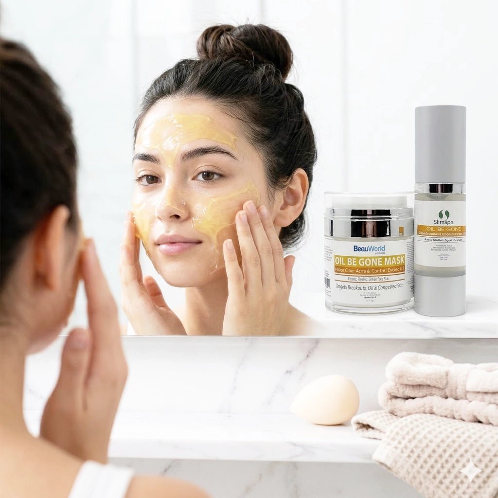 Oil Be Gone Professional Combo packaging — acne treatment system for licensed estheticians, wholesale USA