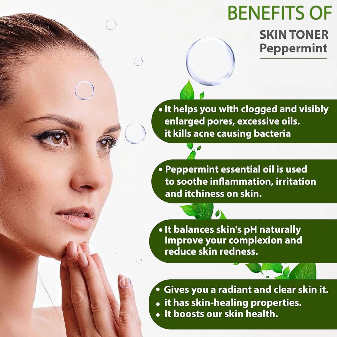 Peppermint Toner application — pore-refining facial protocol for licensed estheticians, wholesale