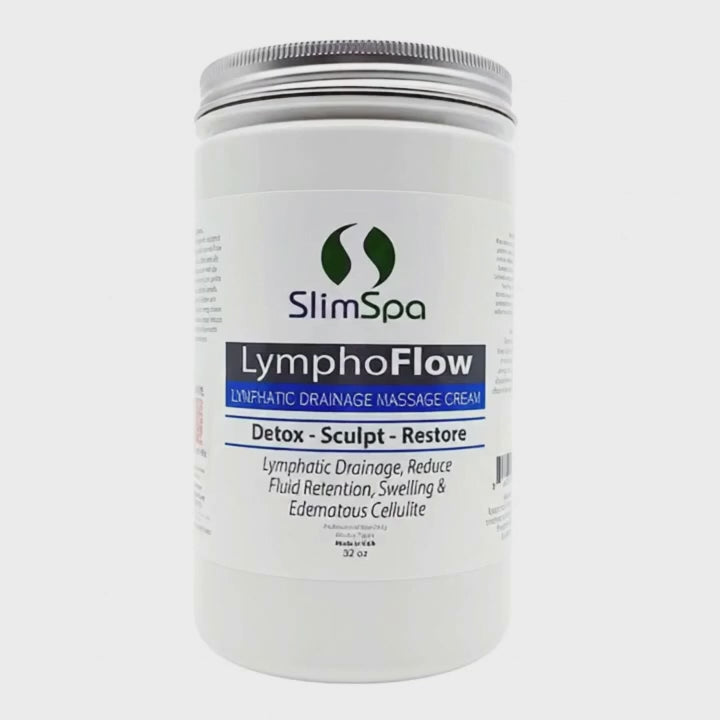 LymphoFlow Lymphatic Drainage Massage Cream 32oz – Professional Detox & Body Sculpting Treatment