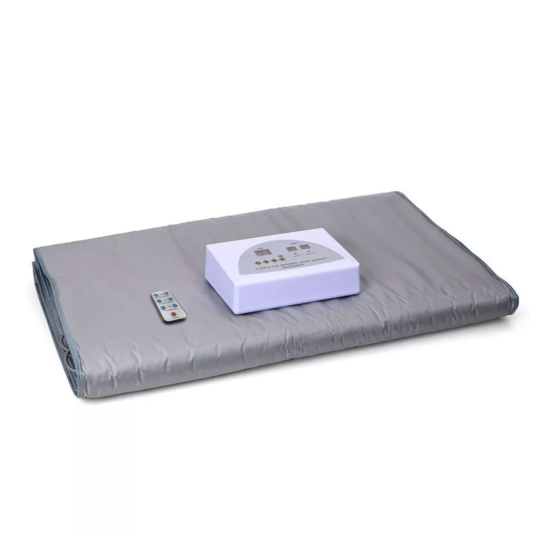 Infrared sauna blanket folded — professional portable thermal detox & slimming device for body contouring spas | SlimSpa