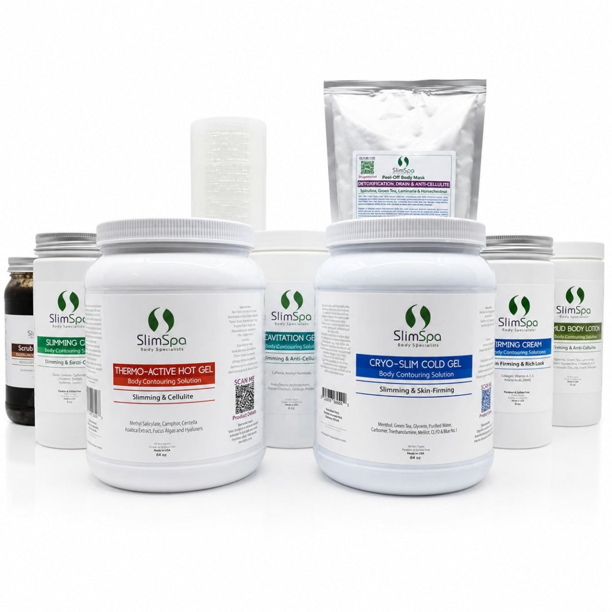 Professional Body Sculpting Kit #1 — Complete 10-Product Body Contouring System | 72+ Treatments | $479 Value - SlimSpaOnline