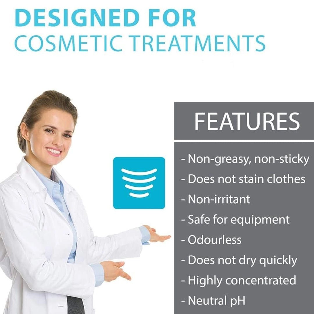 Ultrasound Conductive Gel bulk supply — professional cavitation, RF & ultrasound device gel wholesale USA