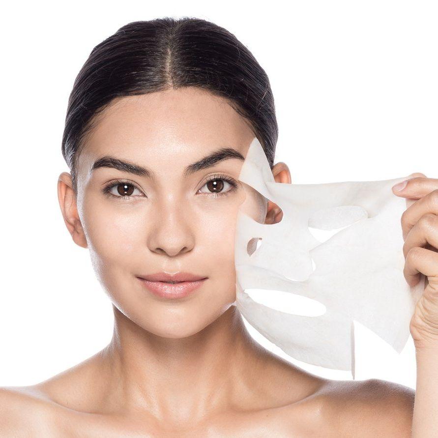 Reusable Silicone Face Wrap Set of 2 — boosts mask & serum results for spa treatments, wholesale | SlimSpa Doral FL