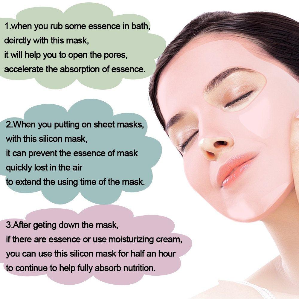 Silicone Face Wrap ear-loop design — secure fit for facial treatments, licensed esthetician wholesale
