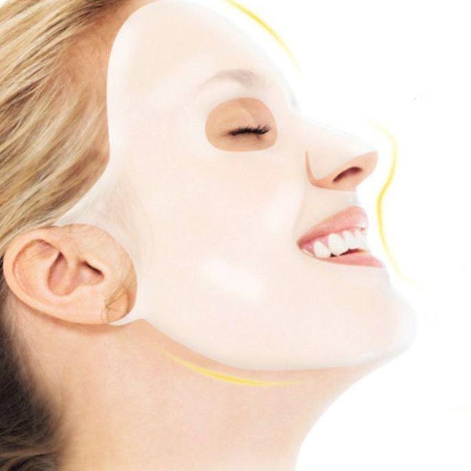 Silicone Face Wrap closeup — washable reusable occlusion tool for facials, wholesale spa