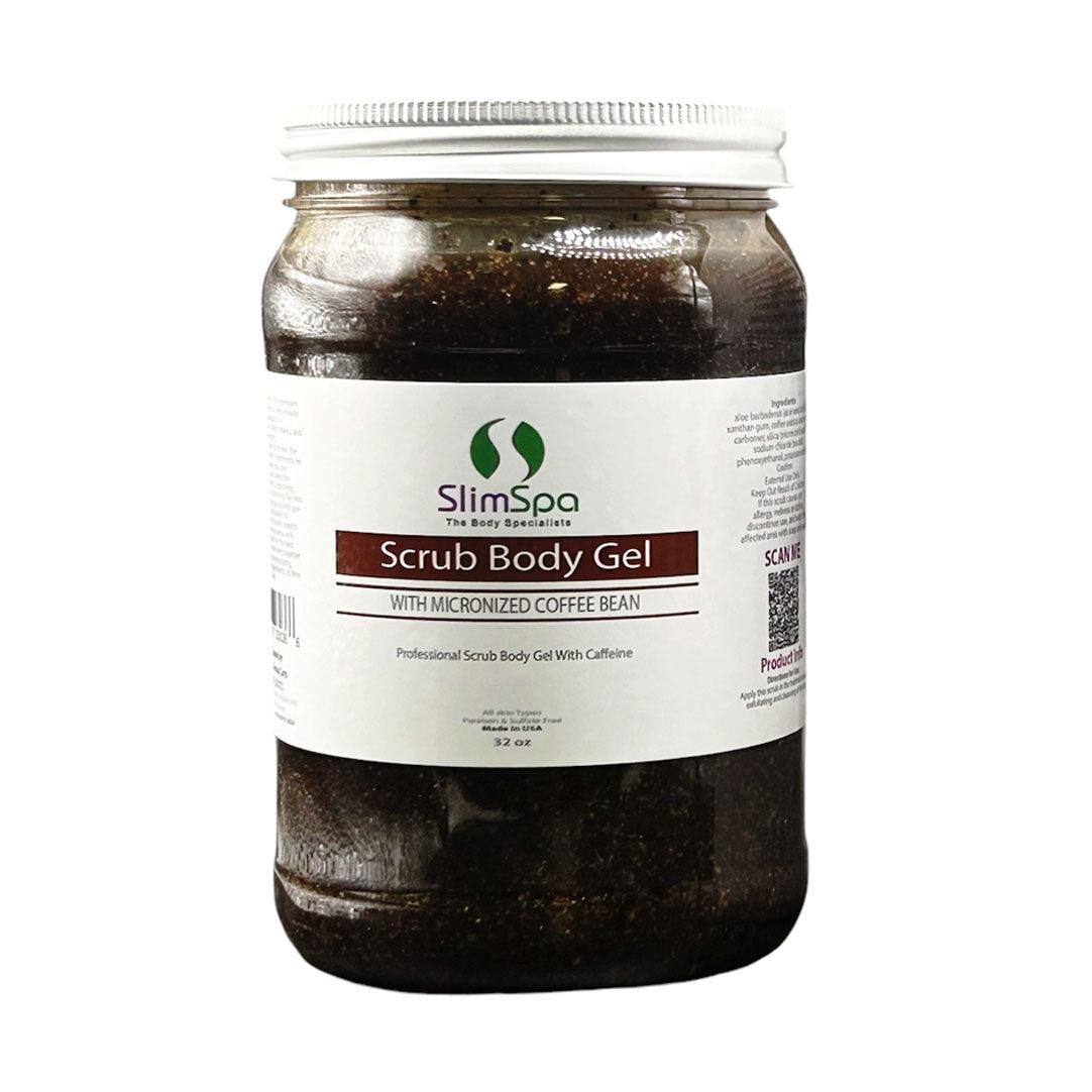 Coffee Bean Body Scrub texture — professional caffeine cellulite exfoliant | SlimSpa