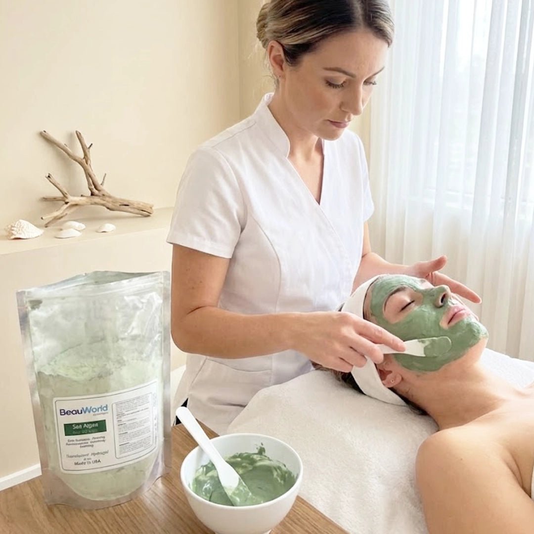 Sea Algae HydroJelly Mask powder — Laminaria, Nori, Wakame & Dulse seaweed formula | SlimSpa